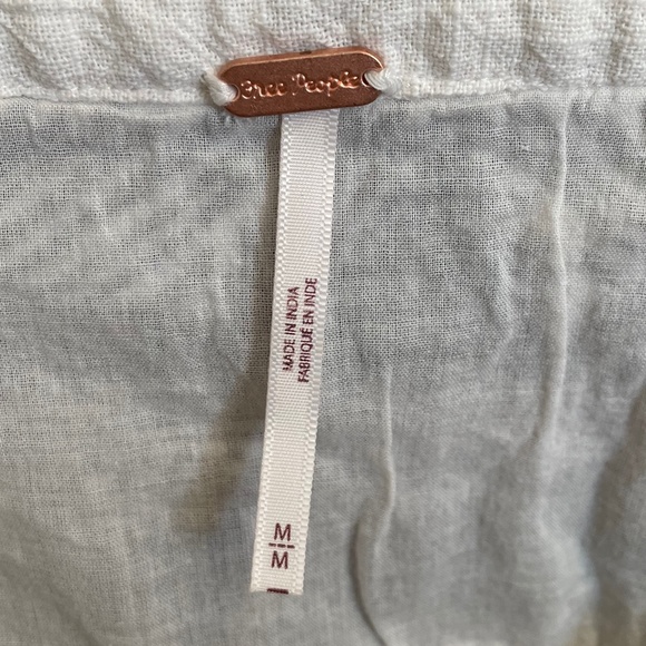 Free People Embroidered Top M - Picture 8 of 9